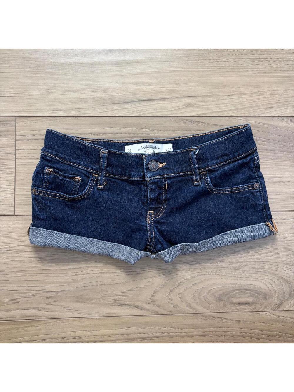 Y2K ABERCROMBIE MICRO LOW RISE SHORTS